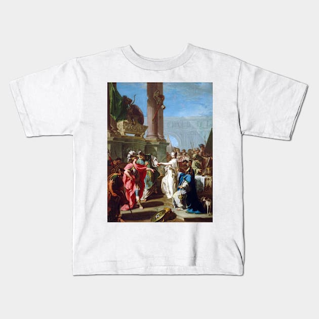 Giovanni Battista Pittoni The Sacrifice of Polyxena Kids T-Shirt by pdpress